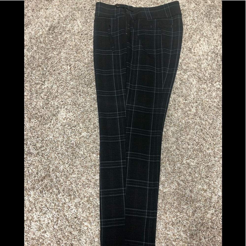 Skinny plaid pants from LOFT!